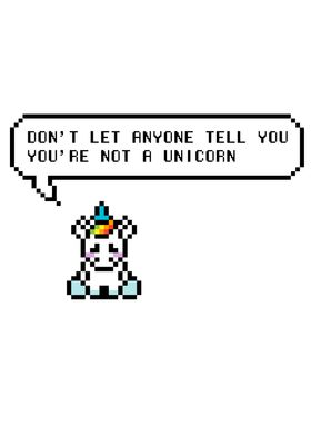Cute Pixel Unicorn