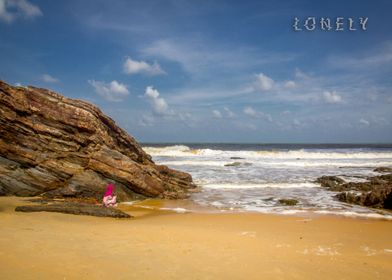 Lonely At Beach