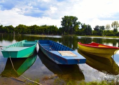 Boats on the river 