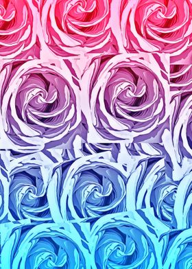 rose pattern abstract