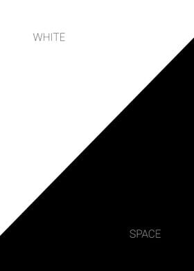 White Space Black White