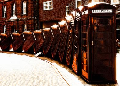 London old phone boxes