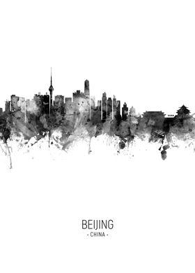 Beijing China Skyline