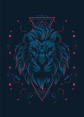 Lion sacred geometry