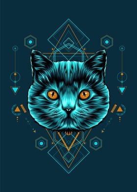 Cat Sacred Geometry