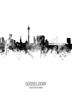 Dusseldorf Germany Skyline