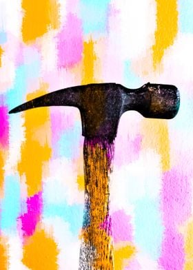 hammer with painting