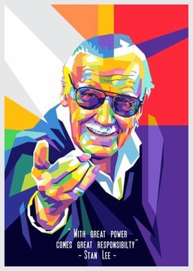 'Legend Stan Lee Quotes' Poster by Dayat Banggai | Displate