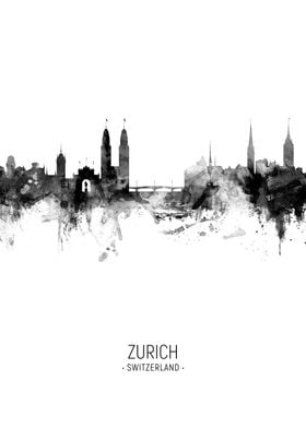 Zurich Switzerland Skyline