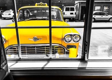 classic yellow taxi