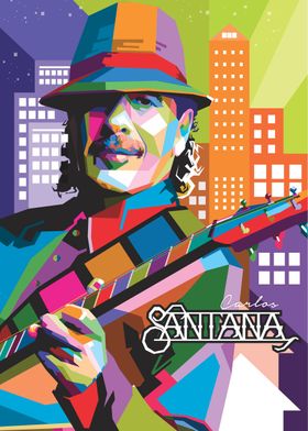 Carlos Santana in WPAP Pic