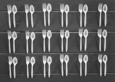 forks and spoons