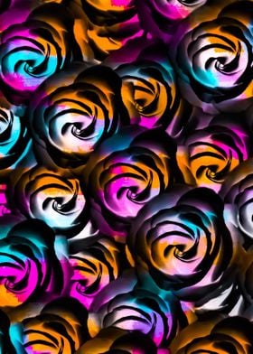 rose pattern abstract