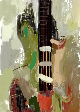 Electric Guitar painting 