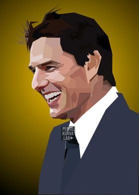 Tom Cruise Vector Poly