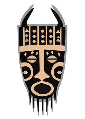 African traditional mask