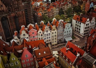 Gdansk rooftop