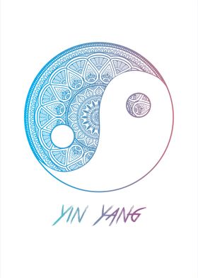 Yin Yang Mandala Ornament