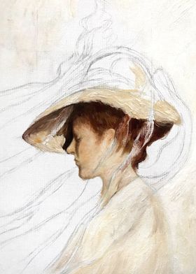A Girl With A Hat