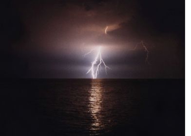 Lightning On The Sea