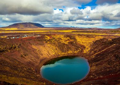 Icelandic crater