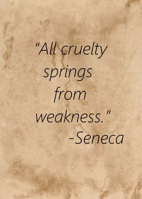 Seneca All Cruelty