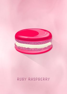 Macaron Ruby Raspberry
