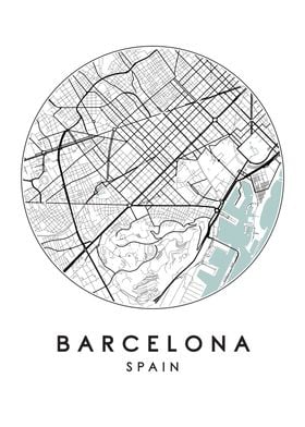 Barcelona City Map