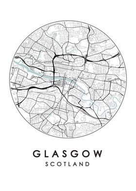 Glasgow City Map