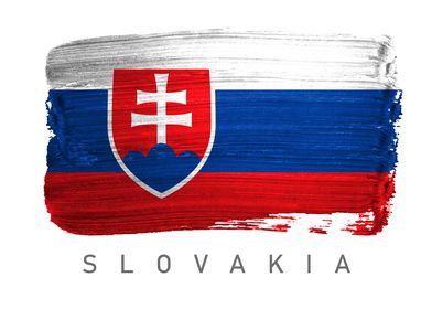 Slovakia flag map country 