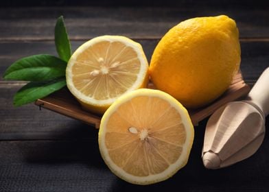 Fresh Lemon with Juicer