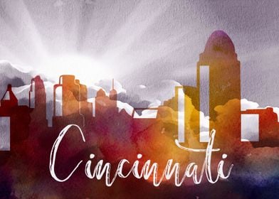 Cincinnati CIty Skyline