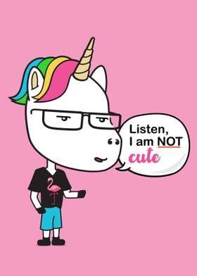 Not cute unicorn