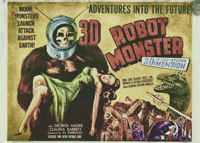 3D Robot Monster 1953