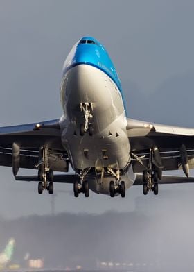 KLM 747400 Take off