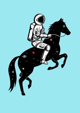 Astronaut and Horse