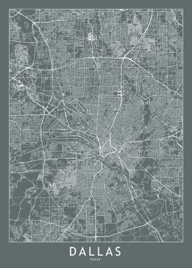 Dallas Grey Map