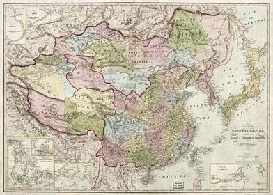 Map of China 1847