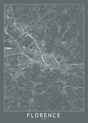 Florence Grey Map