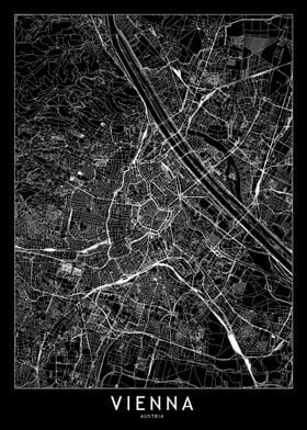 Vienna Black Map