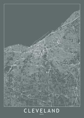 Cleveland Grey Map