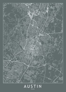 Austin Grey Map