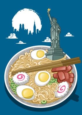  Ramen Statue of liberty