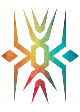 Rainbow geometry symbol