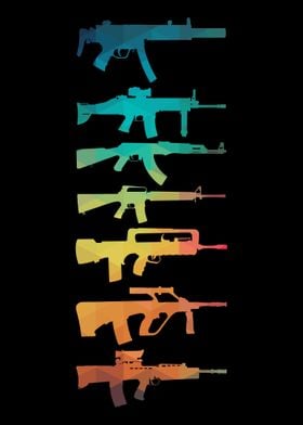 Rainbow guns