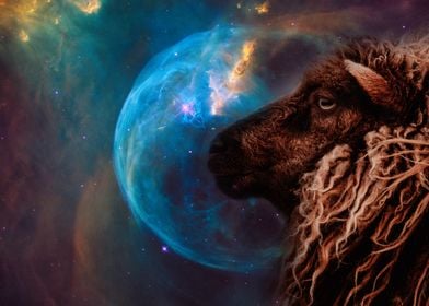 Sheep dreams about space