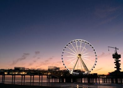 Ferris Wheel at Sunset