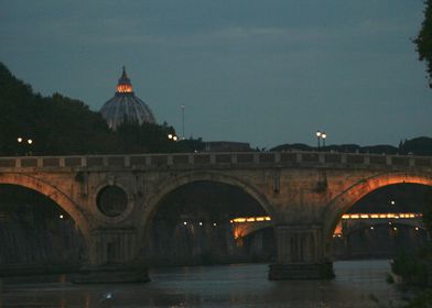 Bridges of Rome Evening