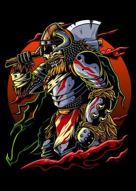 Samurai Viking Warrior