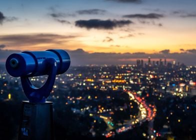 Viewing the LA Skyline